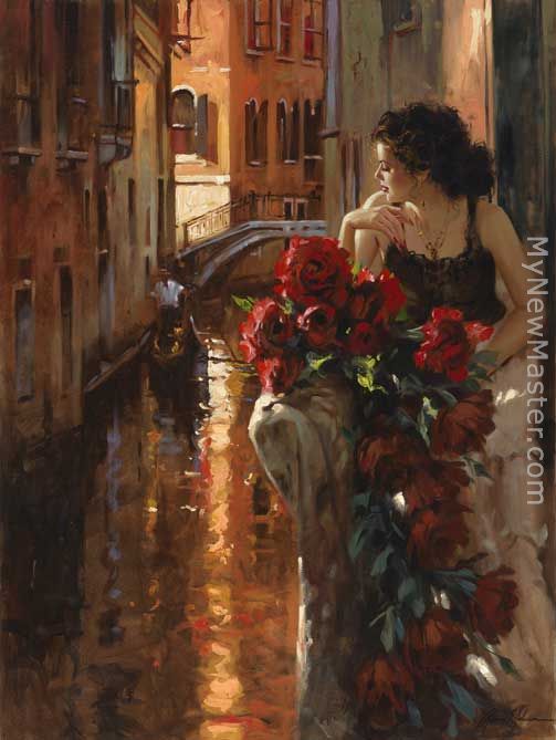 venice and roses